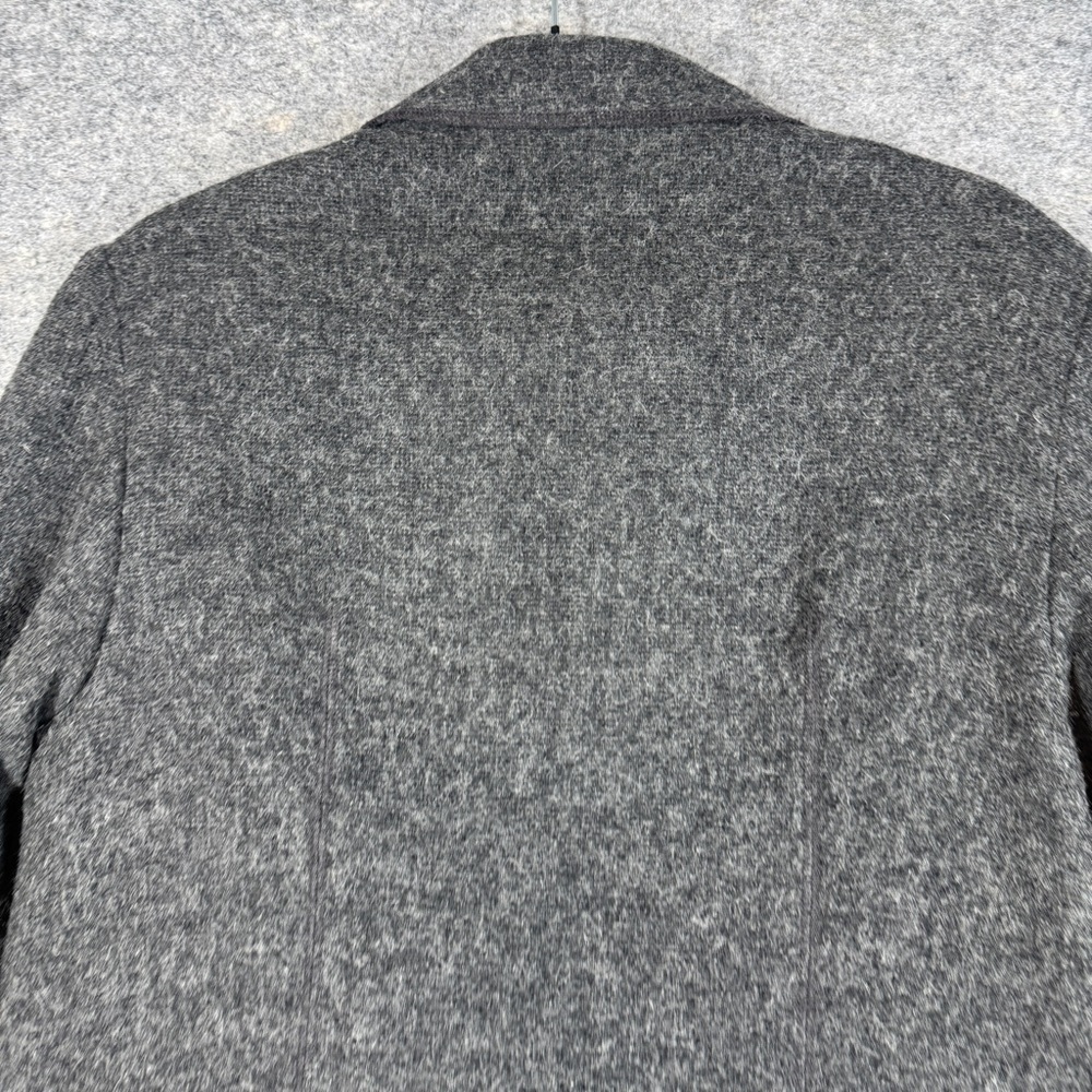 Vintage Braemar Grey Wool Blend Blazer Jacket Size 6P Minimalist Classic Luxury - Picture 14 of 16
